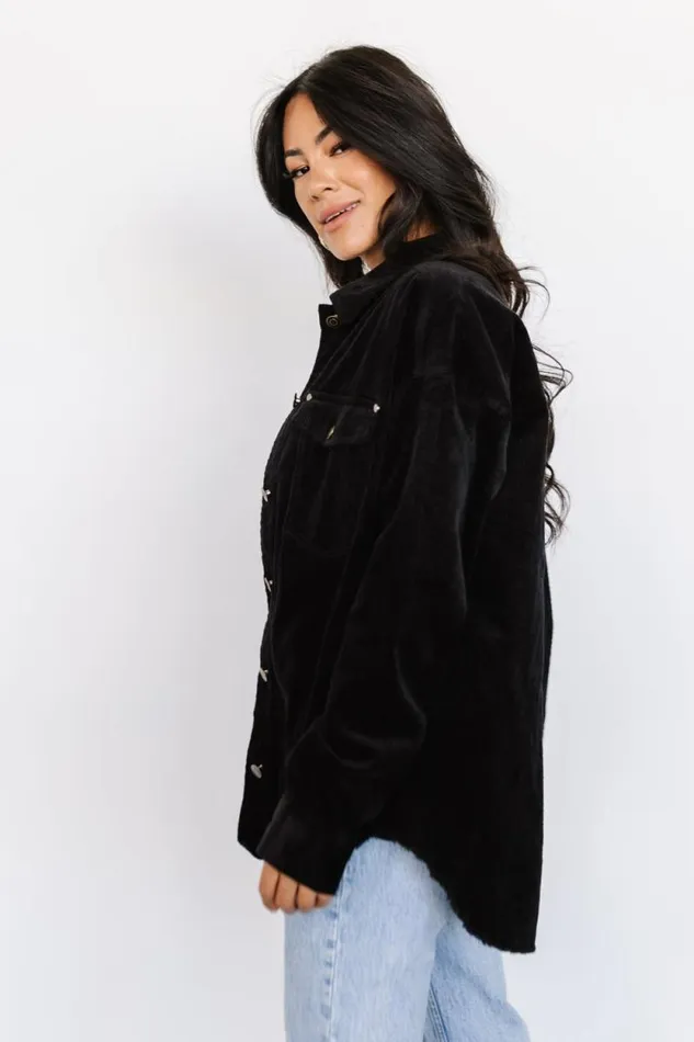 Women Greeley Corduroy Jacket Black Baltic Born Outerwear Women Greeley Corduroy Jacket Black Baltic Born Outerwear