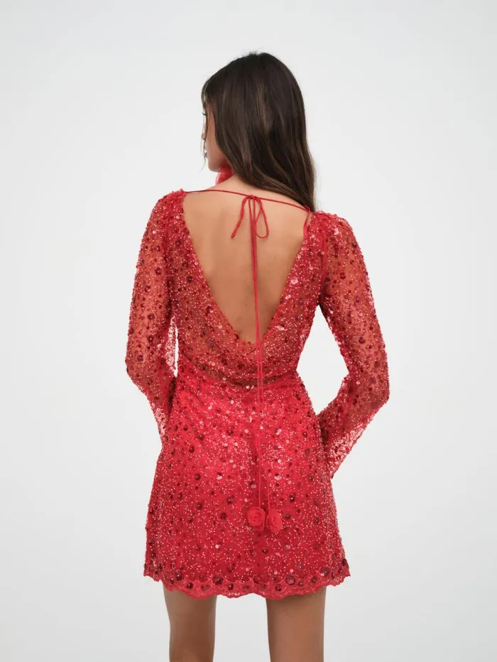Women Gwendolyn Mini Dress Red For Love and Lemons Dresses Women Gwendolyn Mini Dress Red For Love and Lemons Dresses