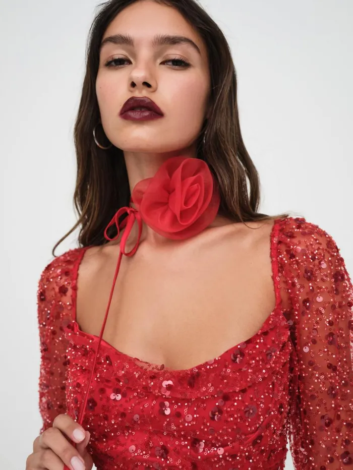 Women Gwendolyn Mini Dress Red For Love and Lemons Dresses Women Gwendolyn Mini Dress Red For Love and Lemons Dresses