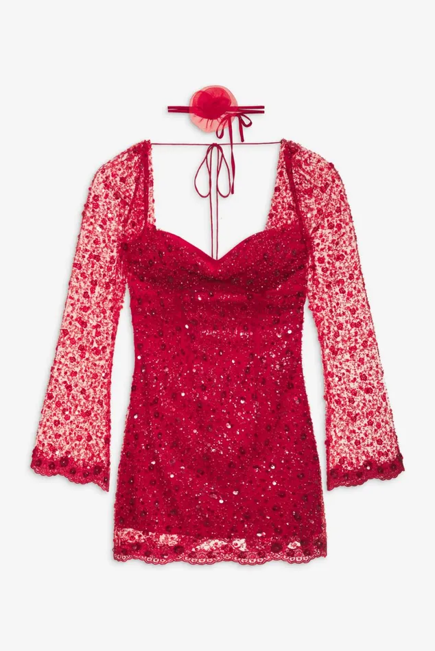 Women Gwendolyn Mini Dress Red For Love and Lemons Dresses Women Gwendolyn Mini Dress Red For Love and Lemons Dresses