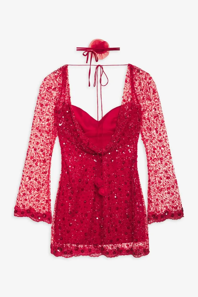 Women Gwendolyn Mini Dress Red For Love and Lemons Dresses Women Gwendolyn Mini Dress Red For Love and Lemons Dresses