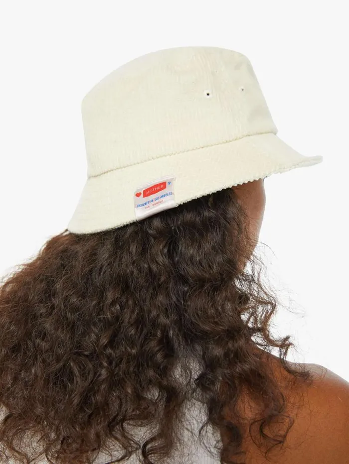 Women Hats Mother Denim The Bucket List Hat White natural