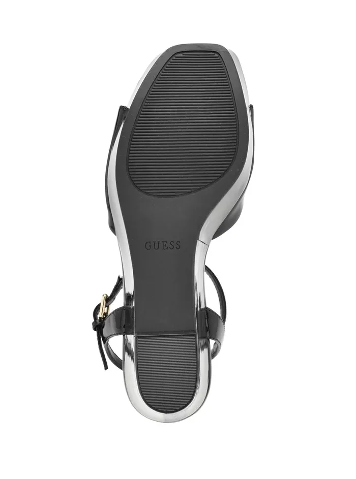 Women Heels GUESS Black Zione Wedge Heels Women Heels GUESS Black Zione Wedge Heels