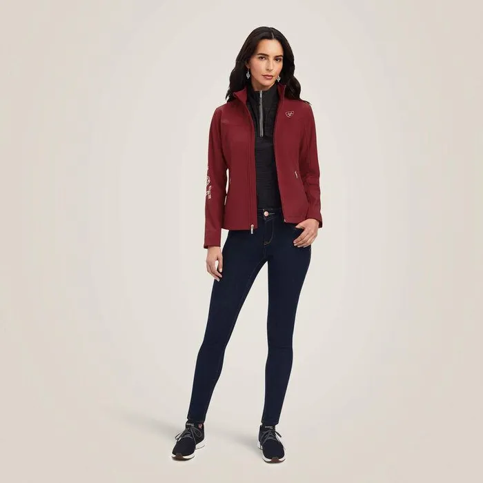 Women Jackets and Vests Ariat Aparejo Team Softshell Jacket Sundried Tomato Women Jackets and Vests Ariat Aparejo Team Softshell Jacket Sundried Tomato