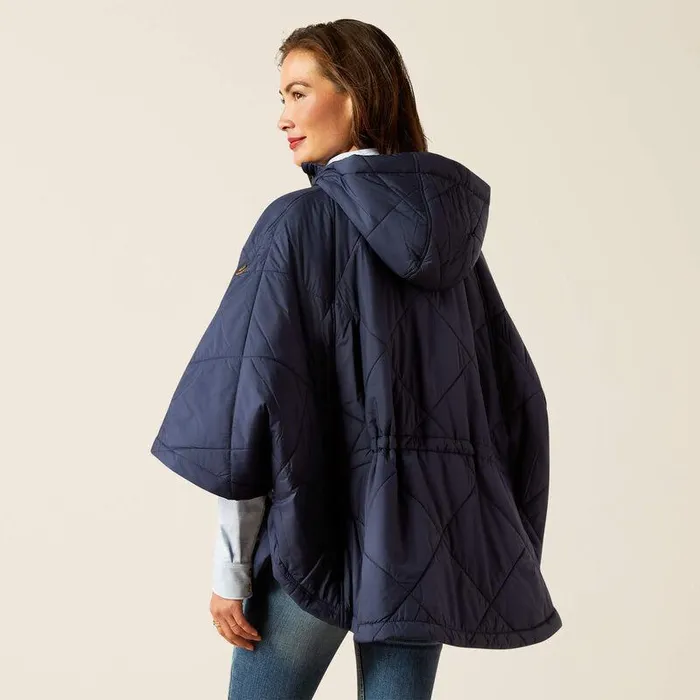 Women Jackets and Vests Ariat Fescue Insulated Cape Navy Women Jackets and Vests Ariat Fescue Insulated Cape Navy