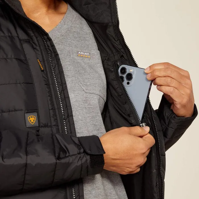 Women Jackets and Vests Ariat Rebar Cordura Ripstop Lightweight Insulated Jacket Black Women Jackets and Vests Ariat Rebar Cordura Ripstop Lightweight Insulated Jacket Black