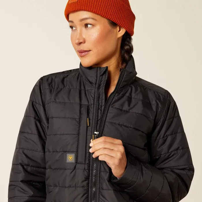 Women Jackets and Vests Ariat Rebar Cordura Ripstop Lightweight Insulated Jacket Black Women Jackets and Vests Ariat Rebar Cordura Ripstop Lightweight Insulated Jacket Black