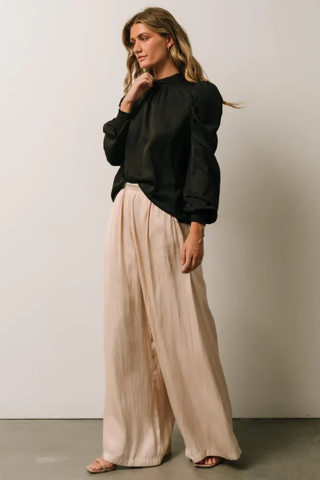 Women Jayla Palazzo Satin Pant Champagne Baltic Born Pants Women Jayla Palazzo Satin Pant Champagne Baltic Born Pants