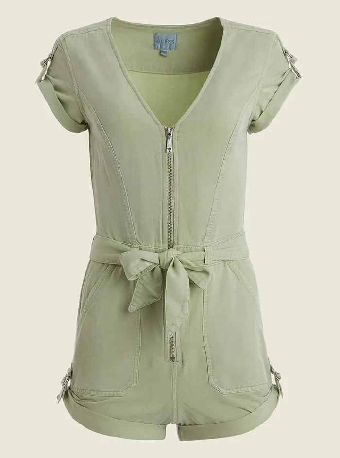 Women Jumpsuits and Rompers GUESS Eco Green Blaire Playsuit