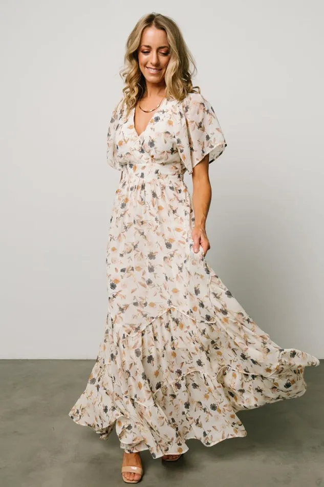 Women Katherine Maxi Dress Multi Floral Baltic Born Maxi Dresses Women Katherine Maxi Dress Multi Floral Baltic Born Maxi Dresses