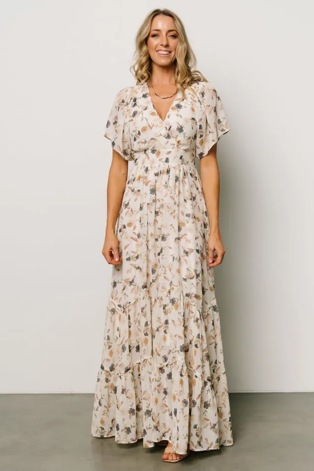 Women Katherine Maxi Dress Multi Floral Baltic Born Maxi Dresses Women Katherine Maxi Dress Multi Floral Baltic Born Maxi Dresses