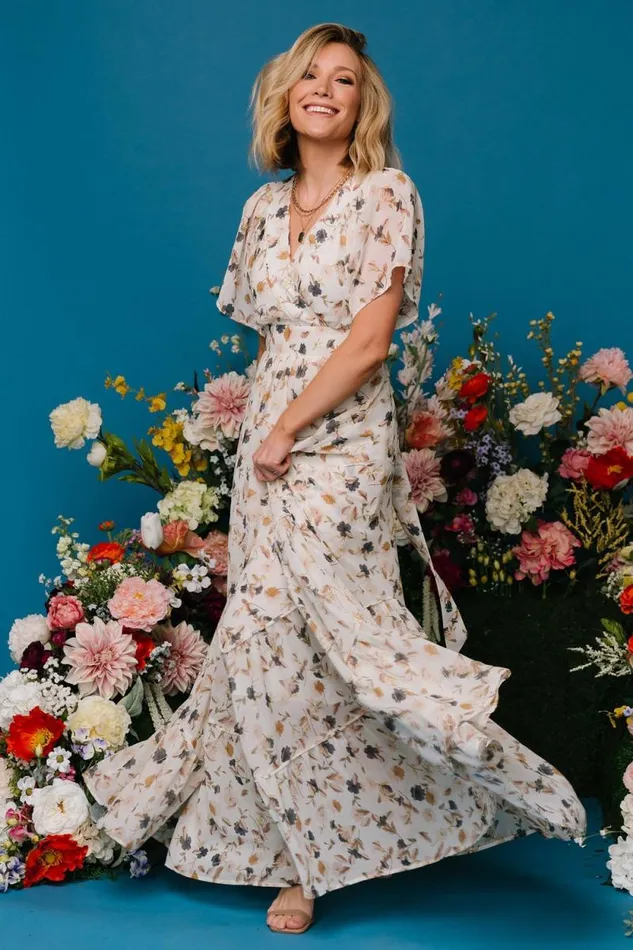 Women Katherine Maxi Dress Multi Floral Baltic Born Maxi Dresses Women Katherine Maxi Dress Multi Floral Baltic Born Maxi Dresses
