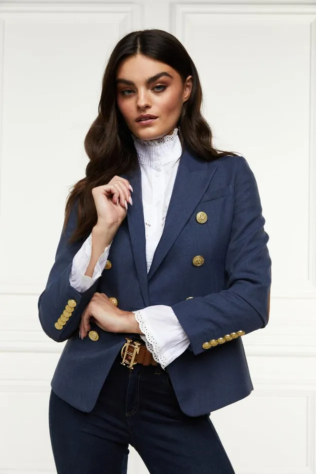 Women Knightsbridge Blazer Denim Holland Cooper Tailoring