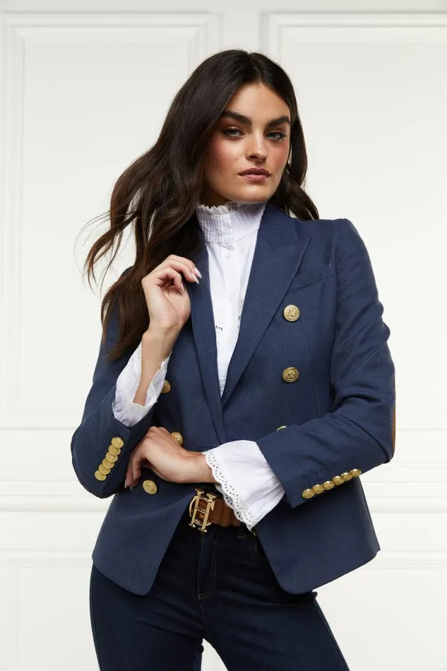 Women Knightsbridge Blazer Denim Holland Cooper Tailoring