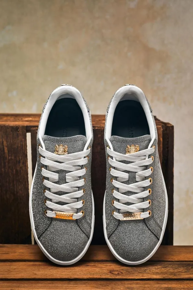 Women Knightsbridge Crystal Trainer Silver Crystal Holland Cooper Trainers Women Knightsbridge Crystal Trainer Silver Crystal Holland Cooper Trainers
