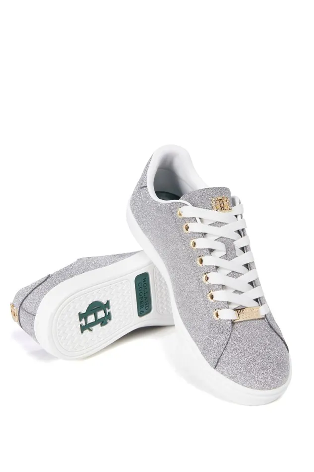 Women Knightsbridge Crystal Trainer Silver Crystal Holland Cooper Trainers Women Knightsbridge Crystal Trainer Silver Crystal Holland Cooper Trainers