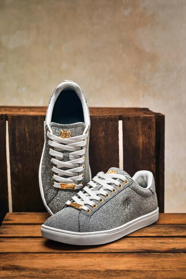 Women Knightsbridge Crystal Trainer Silver Crystal Holland Cooper Trainers Women Knightsbridge Crystal Trainer Silver Crystal Holland Cooper Trainers