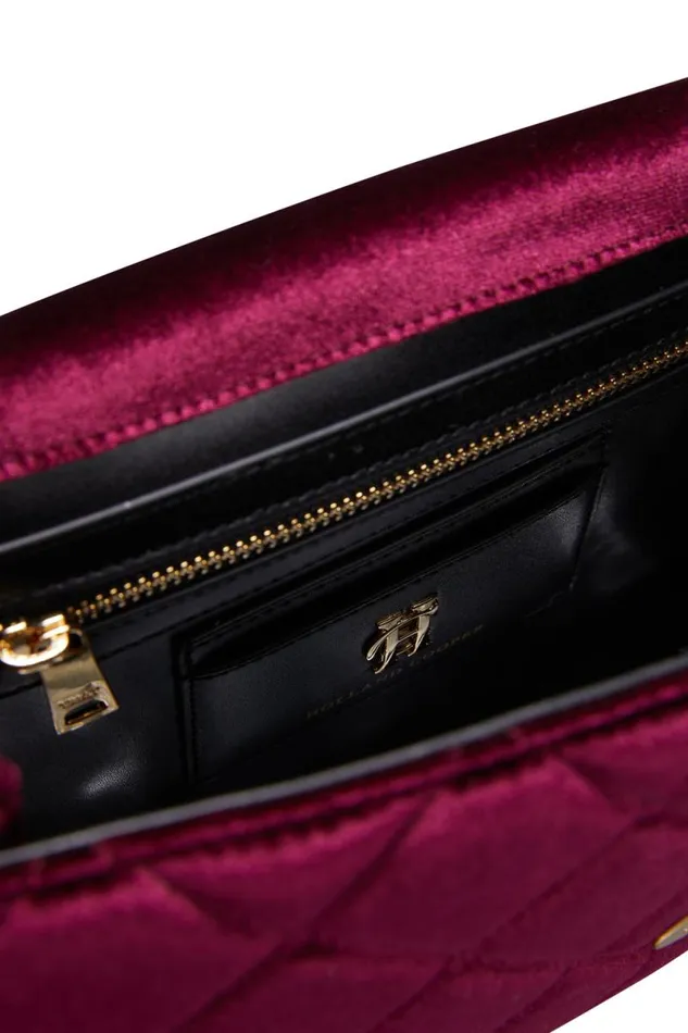 Women Knightsbridge Shoulder Bag Merlot Velvet Holland Cooper Bags Women Knightsbridge Shoulder Bag Merlot Velvet Holland Cooper Bags