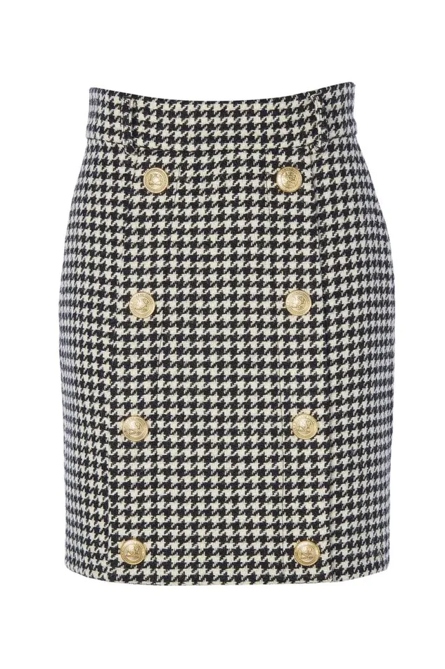 Women Knightsbridge Skirt Houndstooth Holland Cooper Tailoring Women Knightsbridge Skirt Houndstooth Holland Cooper Tailoring