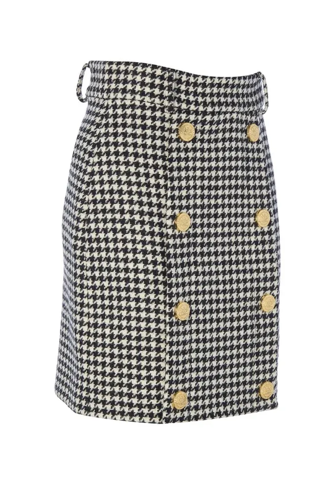 Women Knightsbridge Skirt Houndstooth Holland Cooper Tailoring Women Knightsbridge Skirt Houndstooth Holland Cooper Tailoring