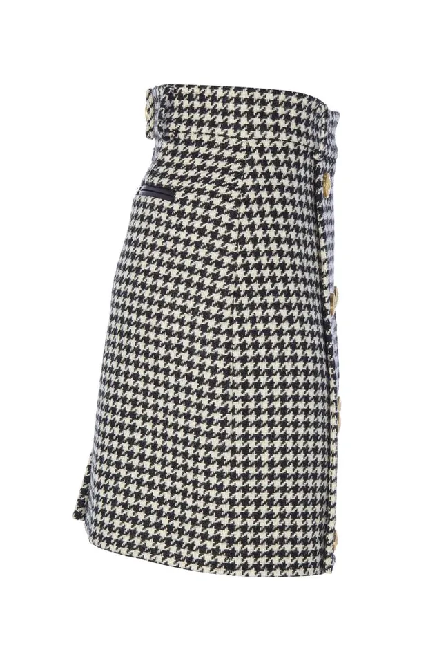 Women Knightsbridge Skirt Houndstooth Holland Cooper Tailoring Women Knightsbridge Skirt Houndstooth Holland Cooper Tailoring