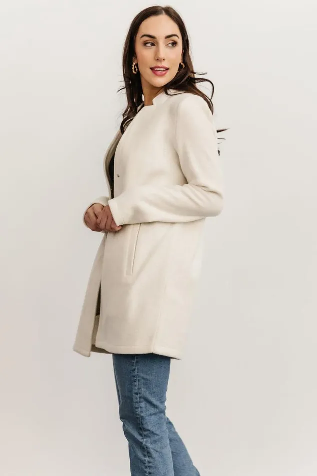 Women Knoll Notch Jacket Ivory Baltic Born Outerwear Women Knoll Notch Jacket Ivory Baltic Born Outerwear