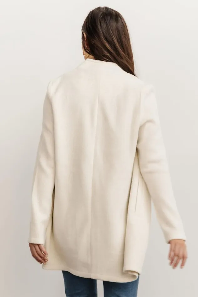 Women Knoll Notch Jacket Ivory Baltic Born Outerwear Women Knoll Notch Jacket Ivory Baltic Born Outerwear