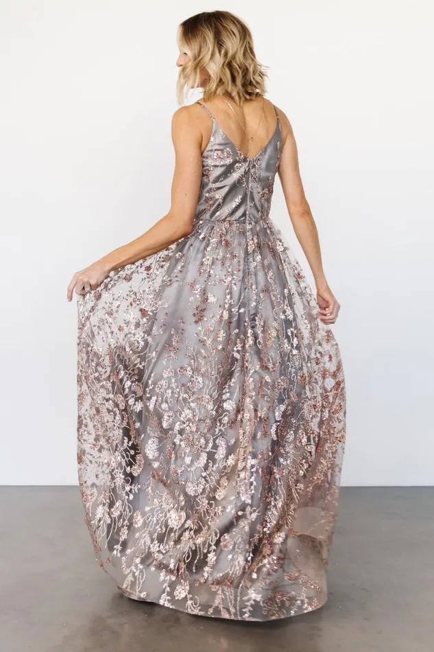 Women Lenna Shimmer Gown Eucalyptus Rose Baltic Born Embellished and Sequined Women Lenna Shimmer Gown Eucalyptus Rose Baltic Born Embellished and Sequined