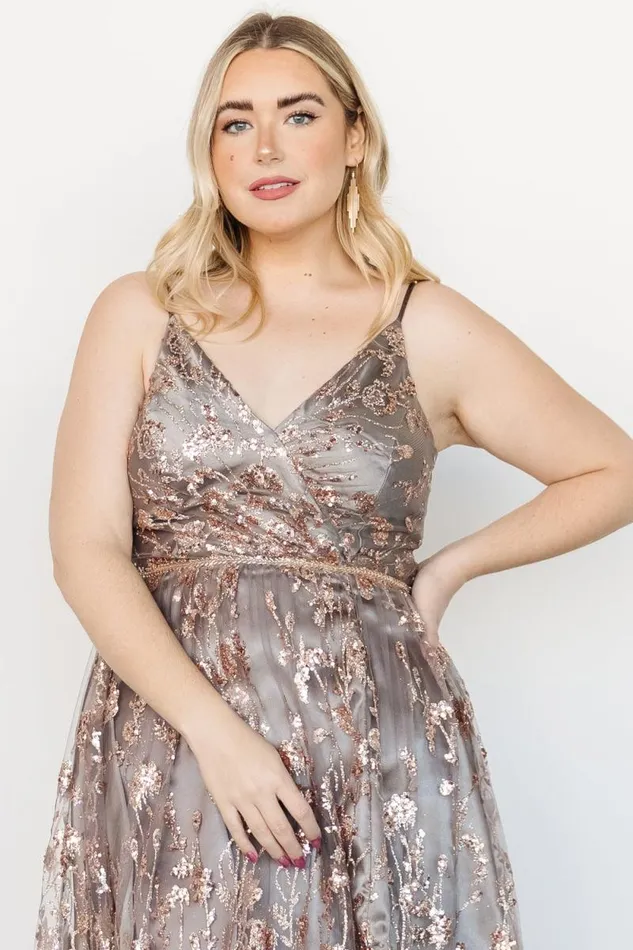 Women Lenna Shimmer Gown Eucalyptus Rose Baltic Born Embellished and Sequined Women Lenna Shimmer Gown Eucalyptus Rose Baltic Born Embellished and Sequined