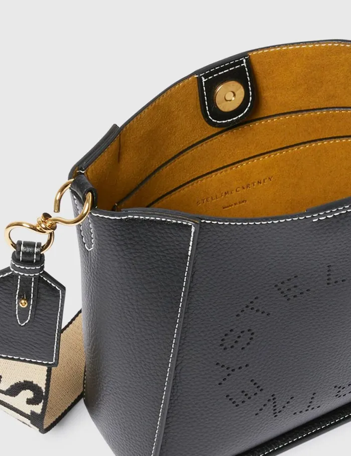 Women Logo Crossbody Bag Black Stella McCartney Crossbody Bags Women Logo Crossbody Bag Black Stella McCartney Crossbody Bags