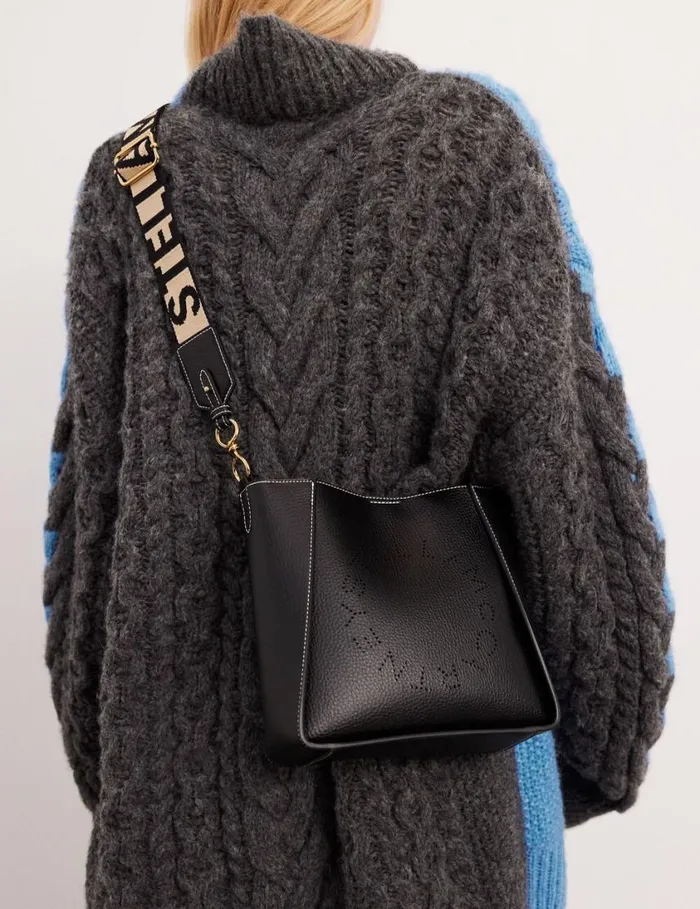Women Logo Crossbody Bag Black Stella McCartney Crossbody Bags Women Logo Crossbody Bag Black Stella McCartney Crossbody Bags