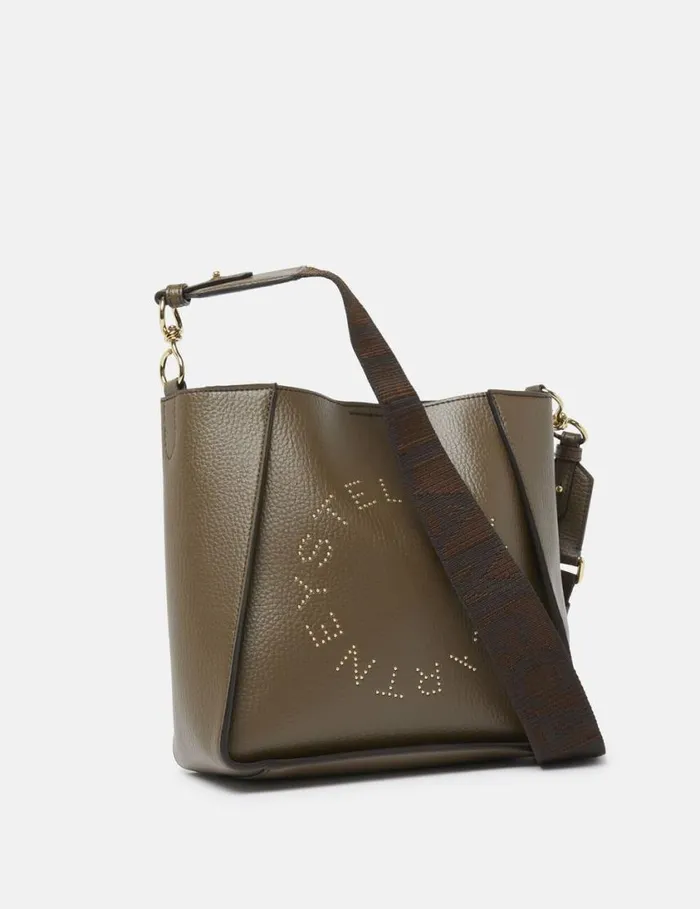 Women Logo Square Crossbody Bag Chocolate Brown Stella McCartney Mini Bags And Clutches Women Logo Square Crossbody Bag Chocolate Brown Stella McCartney Mini Bags And Clutches