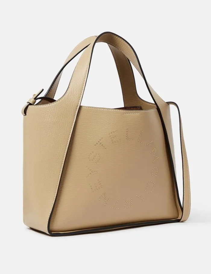 Women Logo Top Handle Crossbody Tote Bag Butter Yellow Stella McCartney TopHandle Bags Women Logo Top Handle Crossbody Tote Bag Butter Yellow Stella McCartney TopHandle Bags