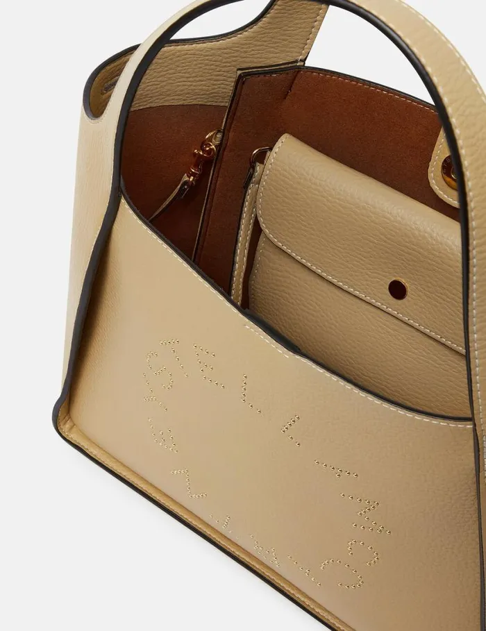 Women Logo Top Handle Crossbody Tote Bag Butter Yellow Stella McCartney TopHandle Bags Women Logo Top Handle Crossbody Tote Bag Butter Yellow Stella McCartney TopHandle Bags