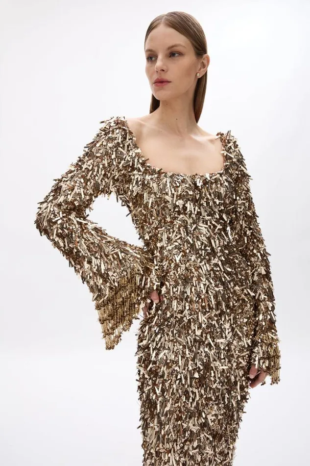 Women Long Sleeve Dresses Rachel Gilbert POSIE GOWN