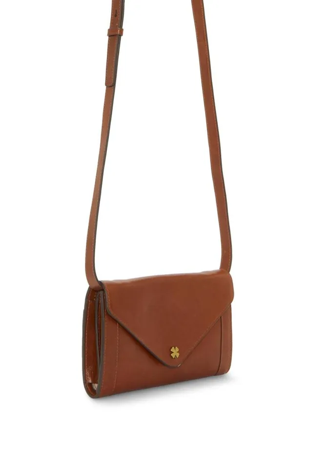 Women Lucky Brand Handbags Love Crossbody Wallet Whiskey Wash