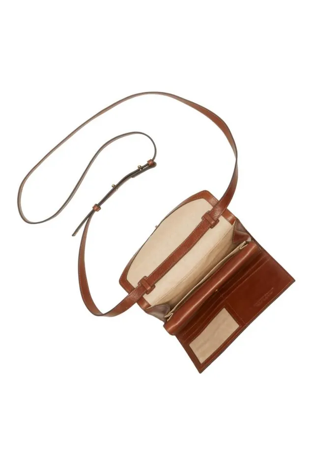 Women Lucky Brand Handbags Love Crossbody Wallet Whiskey Wash