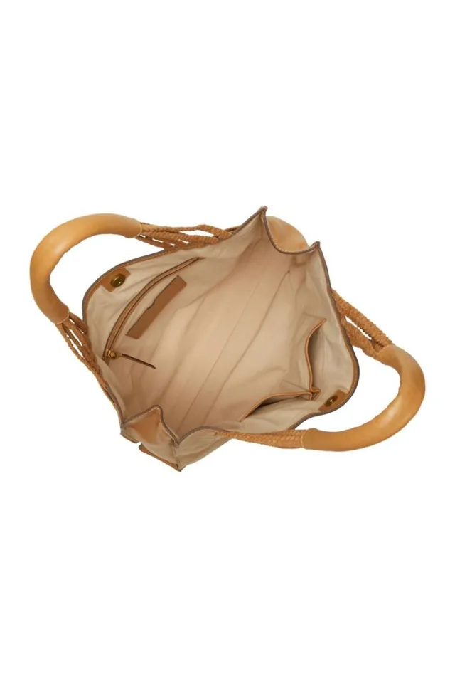 Women Lucky Brand Handbags Mina Tote Bag 231 Tan