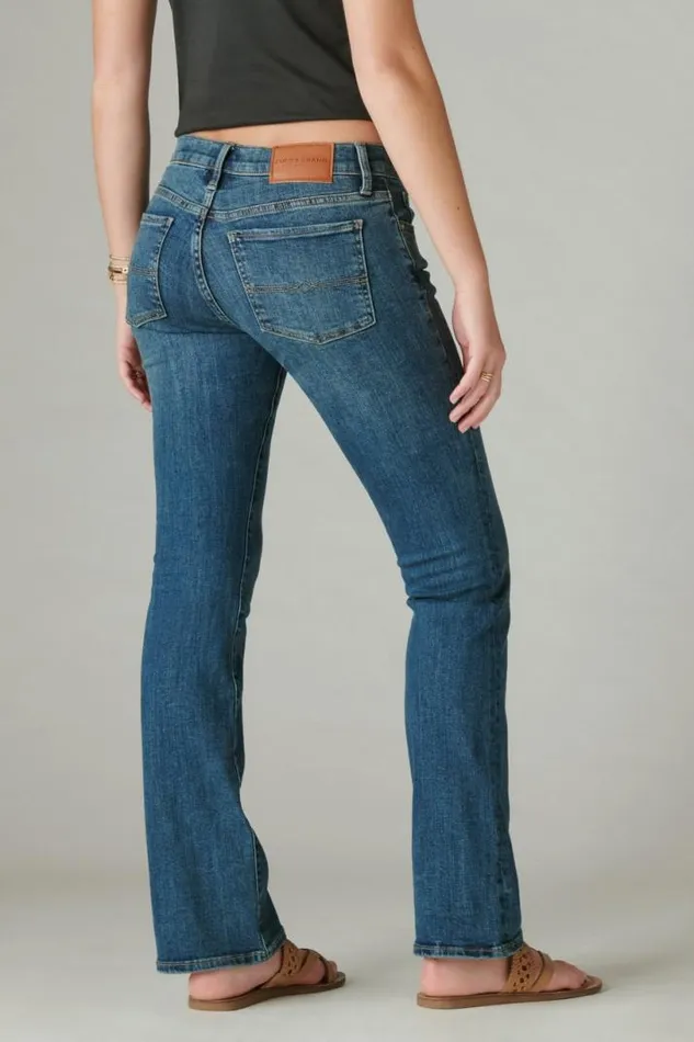 Women Lucky Brand Jeans Mid Rise Sweet Boot Ocean Road