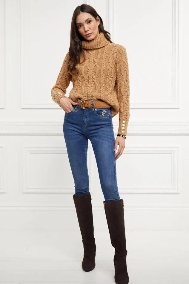 Women Marlborough Knee Boot Chocolate Holland Cooper Boots