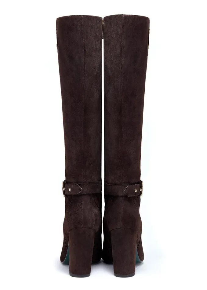Women Marlborough Knee Boot Chocolate Holland Cooper Boots