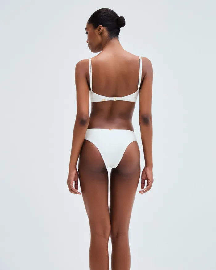 Women Matching Sets PatBO EMBROIDERED BIKINI BOTTOM Off White