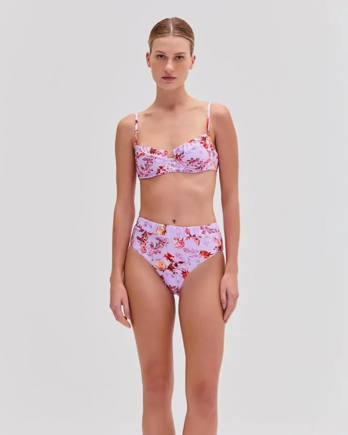 Women Matching Sets PatBO Floral Haze Underwire Bikini Top EXCLUSIVE Violet