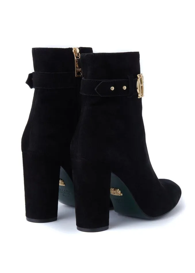 Women Mayfair Suede Ankle Boot Black Holland Cooper Boots