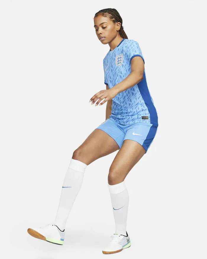 Women Nike All Clothing England 2023 Match Away Coastgym Bluewhite