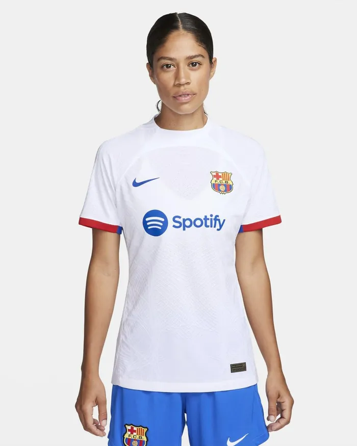 Women Nike All Clothing FC Barcelona 202324 Match Away Whiteroyal Blueuniversity Redroyal Blue