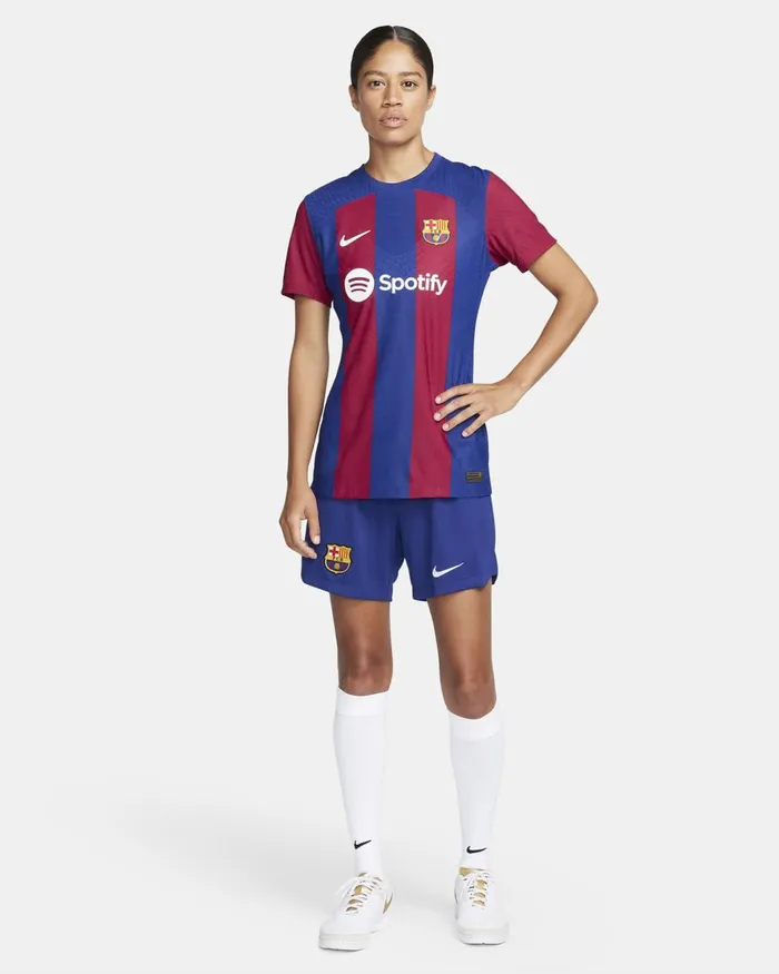 Women Nike All Clothing FC Barcelona 202324 Match Home Deep Royal Bluenoble Redwhite