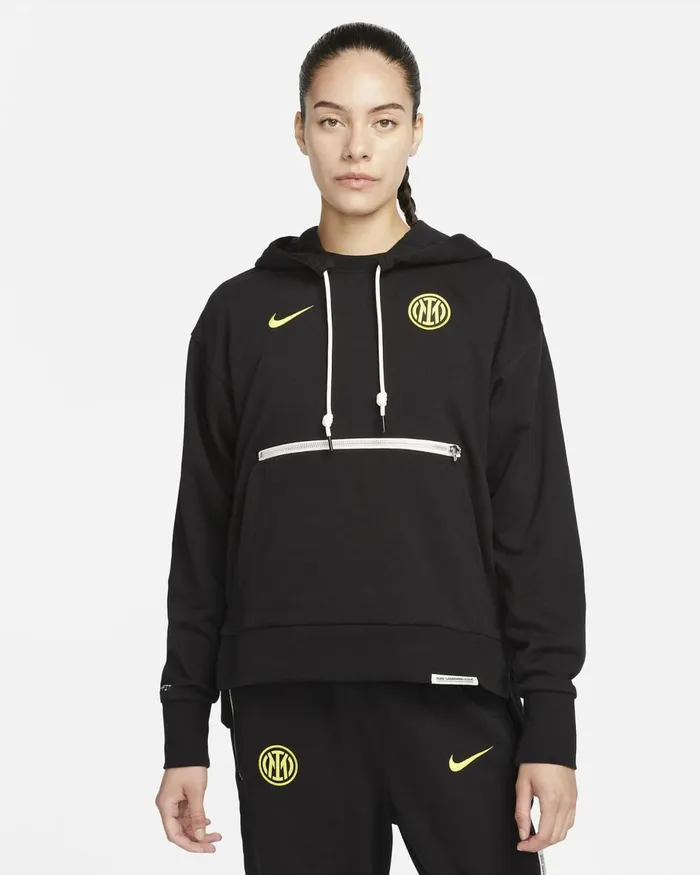 Women Nike All Clothing Inter Milan Standard Issue Blackvibrant Yellow