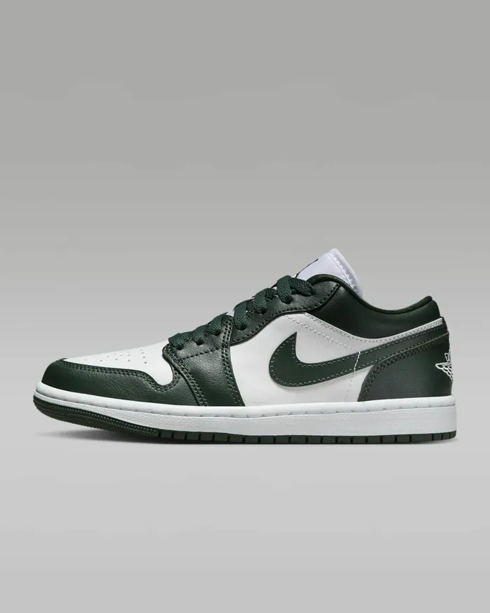 Women Nike All Shoes Air Jordan 1 Low Whitegalactic Jade