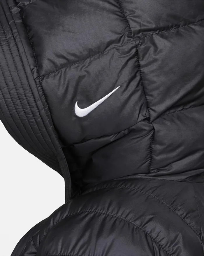 Women Nike Jackets Sportswear Swoosh Puffer PrimaLoft Blackwhite